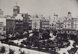Cadiz: Plaza de Guerra Jimenez (s/v foto) av Spanish Photographer