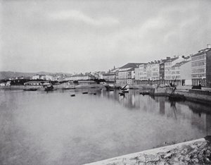 Coruna, Allmän vy (svartvitt foto) av Spanish Photographer
