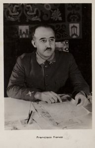 Francisco Franco (svartvitt foto) av Spanish Photographer