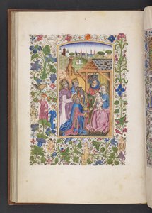 Lägg till MS 50004 f.37v Adoration of the Magi, från en 