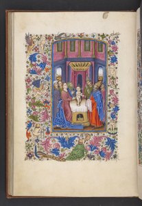 Lägg till MS 50004 f.41v The Circumcision, från en 