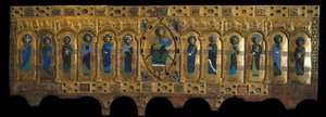 Altare mot Saint Dominic of Silos, Church of Saint Dominic of Silos, Spanien av Spanish School