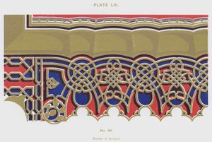 Borders of Arches (färg litho) av Spanish School