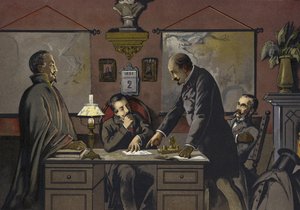 Frankrike - natten till den 2 december 1851 av Spanish School