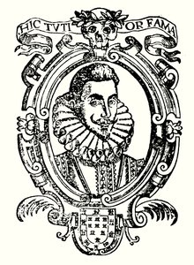 Lope de Vega, spansk poet, dramatiker och romanförfattare (litho) av Spanish School