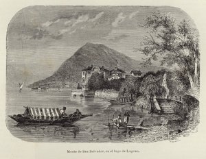 Monte San Salvatore vid Luganosjön av Spanish School
