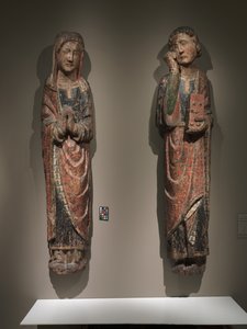 Sörjande Johannes och Sörjande Jungfru, kungariket Kastilien och León, ca 1250-1275 av Spanish School