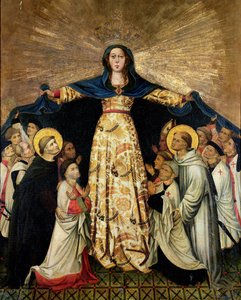 Our Lady of Grace och mästarna av Montesaorden av Spanish School