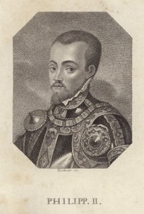 Filip II, kung av Spanien av Spanish School