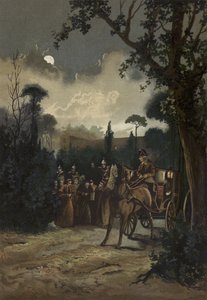 Påven Pius IX lämnar Rom 1848