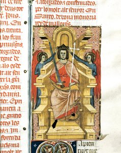 Porträtt av James III (James III av Mallorca). av Spanish School