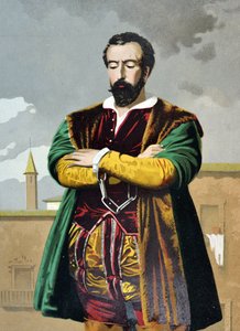 Porträtt av Juan de Padilla av Spanish School