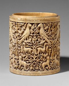 Pyxis, c.950–75 (elfenben) av Spanish School