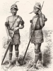 Sydamerikanska Carijona-indianer av Spanish School