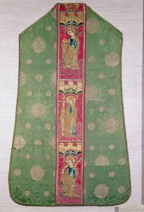 Spansk Chasuble, ca 1425-50 (broderat siden) av Spanish School