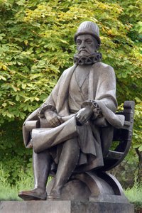 Staty av Felipe II (1527-98) (brons) av Spanish School
