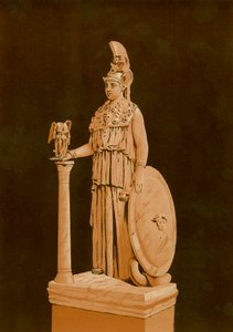 Staty av Minerva hittad i Aten