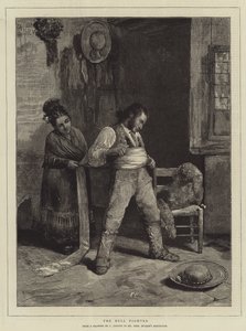 The Bull Fighter (gravyr) av Spanish School