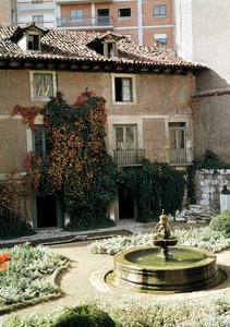 Miguel Cervantes hus (1547-1616) av Spanish School