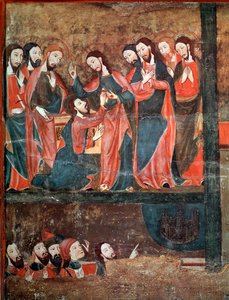 Den incredulite av Saint Thomas Altarpiece of the Spanish School av Spanish School