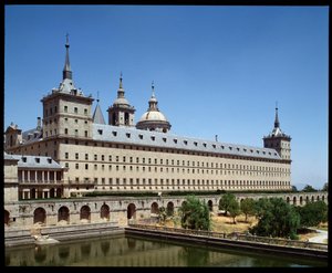 Utsikt över klostret och kunglig säte av Spanish School
