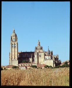 Utsikt över katedralen av Spanish School
