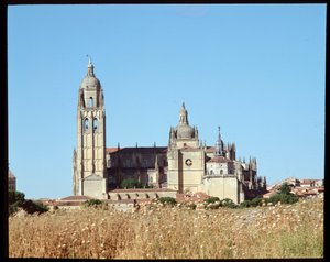 Utsikt över katedralen av Spanish School