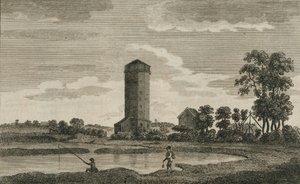 Ett gammalt vattentorn, i Hampshire, 1786 av Sparrow