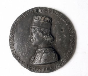 Medalj föreställande Ercole d