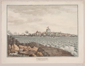 Christiansø. Sett från Græsholmen av Søren L. Lange