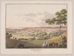 Christiansfeld, från västra sidan