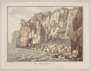 Klippan kallad Jons kyrka i Ruths församling på Bornholm av Søren L. Lange