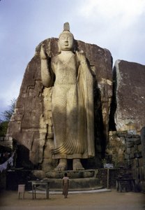 Avukanas stora Buddha. Sri Lanka. 400-talet.