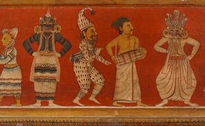 Väggmålning i bildhuset i Subodharama-templet, Dehiwala (väggmålning)