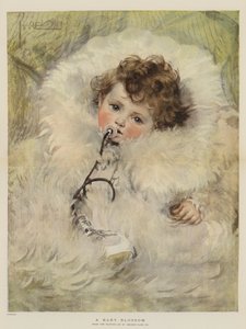 A Baby Blossom (chromolitho)