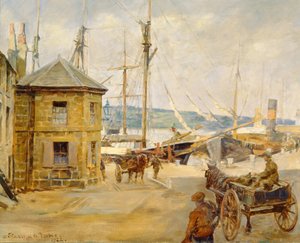 Hamnkontoret, Penzance av Stanhope Alexander Forbes