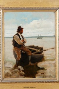 FÄRJARE PÅ SPOLNING av Stanhope Forbes