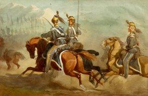 Kavalleri, Illustration av Stanislao Grimaldi del Poggetto