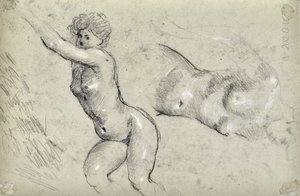 Studie av kvinnor (teckning)