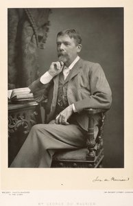 George du Maurier (1834-96), konstnär, serietecknare och romanförfattare, porträttfotografi