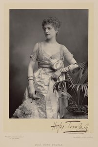 Miss Hope Temple, porträttfotografi av Stanislaus Walery