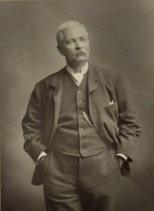 Sir Henry Morton Stanley (1841-1904), upptäcktsresande, porträttfotografi
