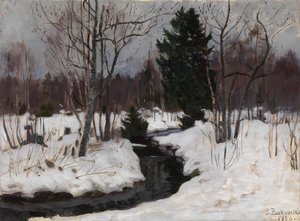 Tidig vår, 1926 av Stanislav Julianovic Zukovskij