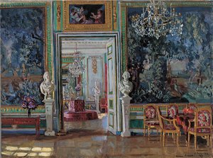 Interiör i Kuskovo-palatset, 1917