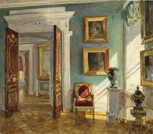 Interiör av Bildgalleriet, Pavlovsk