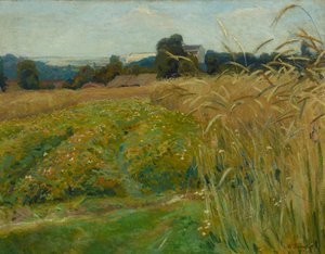 Landskap i närheten av Krakow av Stanislaw Kamocki