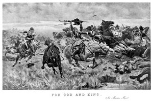 För Gud och kung, på Marston Moor, 1644, 1893.