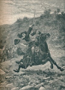 Sista anfallet mot Viscount Dundee vid slaget vid Killiecrankie, Skottland, 1689 1905