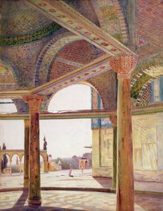 Dome of the Rock: Interiör