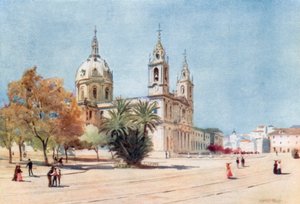 Estrella-basilikan (färglitografi)